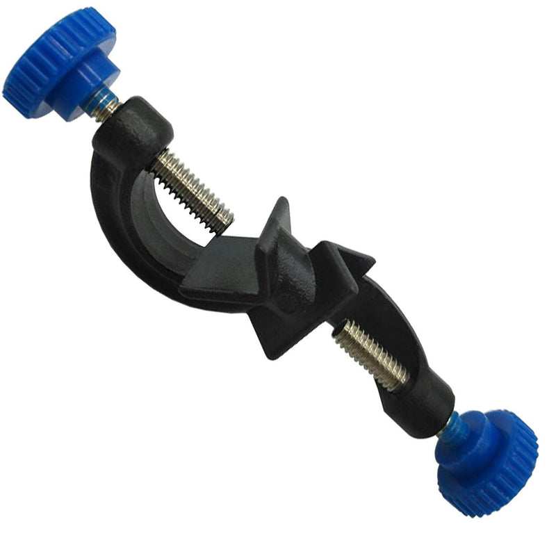[Australia - AusPower] - OESS Lab Clamp 4 Prong Finger Style Cork-Coated Head and A Black Laboratory Stand Clip 