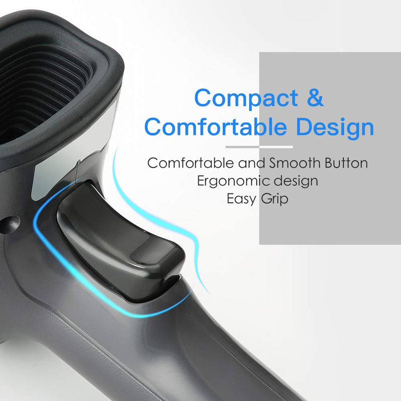 [Australia - AusPower] - Eyoyo USB QR 2D Barcode Scanner, Handheld Wired Bar Code Reader PDF417 Data Matrix for Mobile Payment, Pos System, Supermarket Inventory Management, Plug and Play, Extra Long USB Cable 