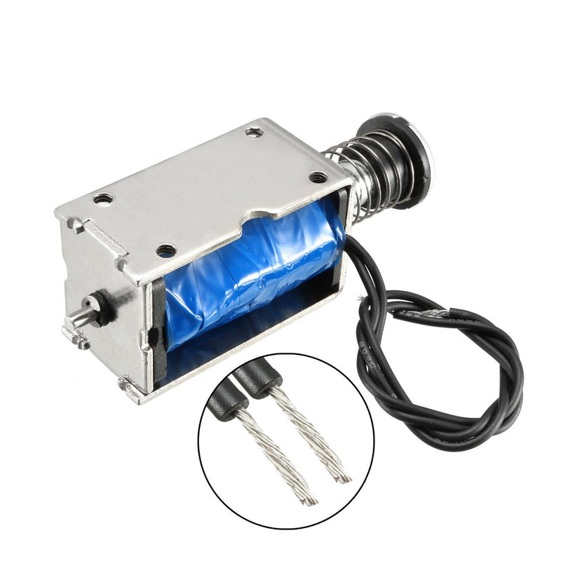 [Australia - AusPower] - uxcell DC 12V 45N 10mm Stroke Pull Push Type Open Frame Solenoid Electromagnet Linear Motion JF-Z05 