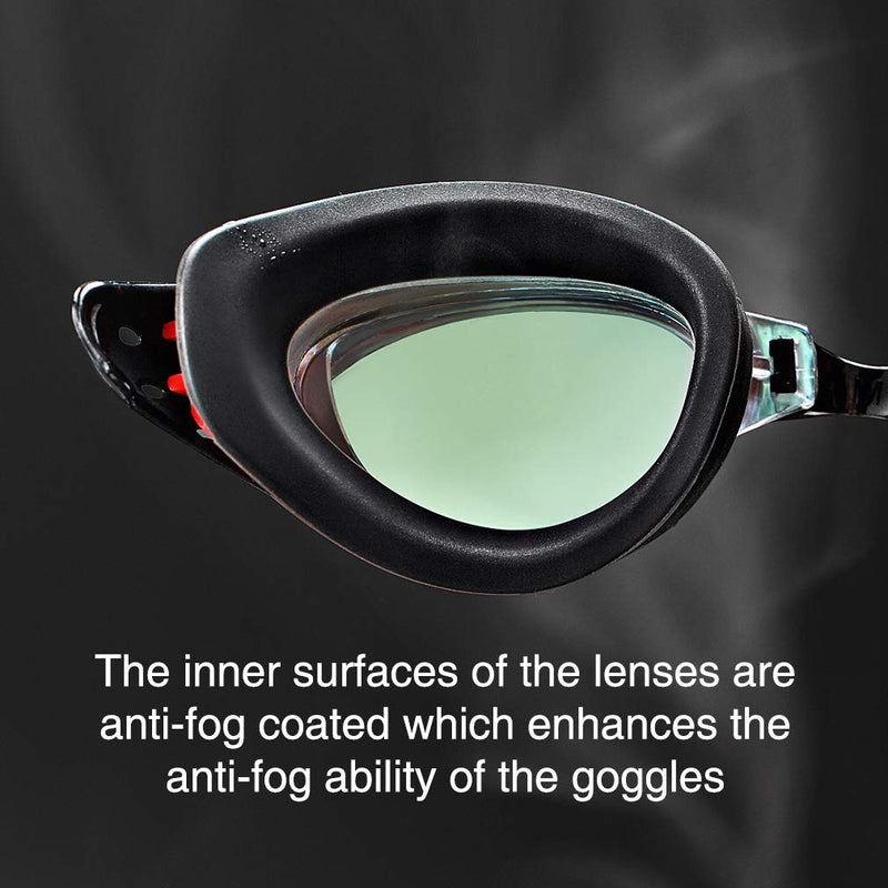[Australia - AusPower] - Shortsighted Swim Goggles Nearsighted Swimming Goggles for Adult Men Women Kids Black -1.5 