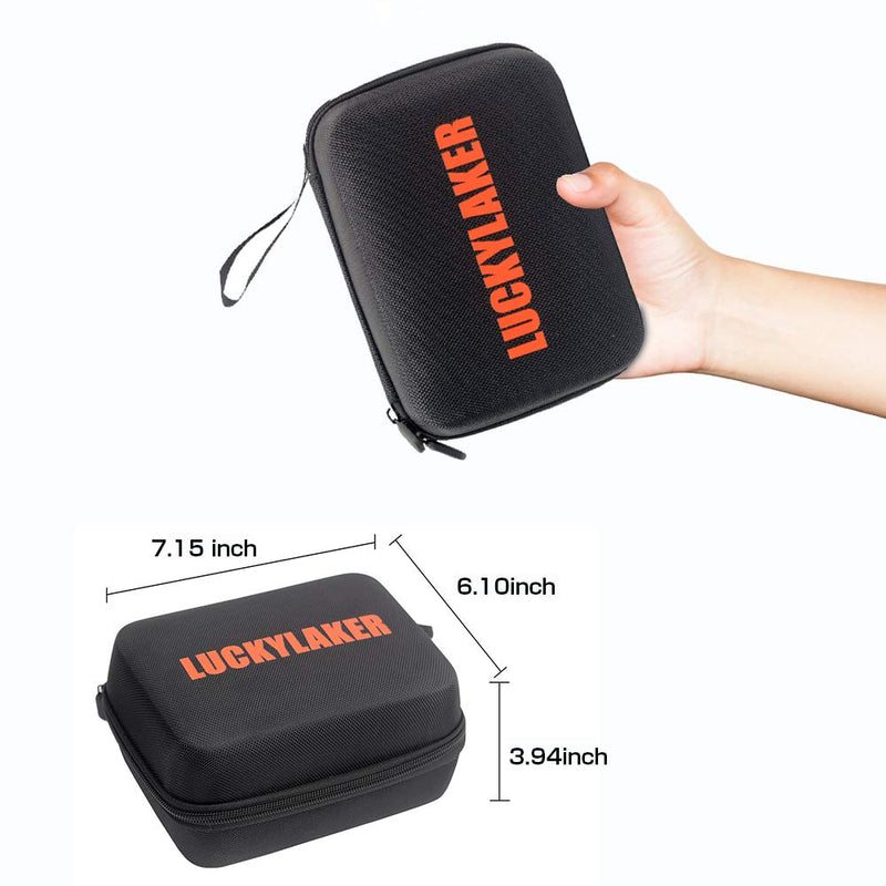 [Australia - AusPower] - LUCKY Hard Travel Case for LUCKY/LUCKYLAKER Handheld Fish Finder Boat Sonar Fishing Finders Transducer Kayak Fish Finder Waterproof for Ice Fishing 