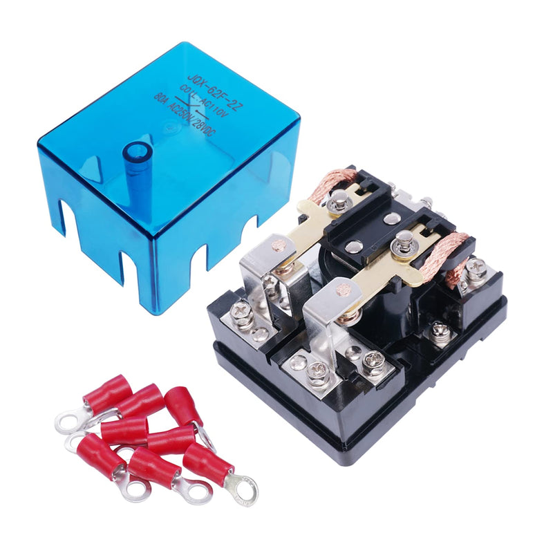 [Australia - AusPower] - TWTADE/JQX-62F-2Z Coil Voltage AC 110V 80A DPDT Electronmagnetic Relay,High Power Relay AC 110V 