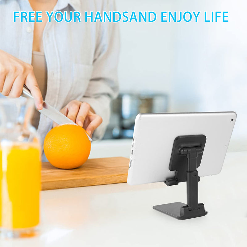 [Australia - AusPower] - Foldable Cell Phone Stand Holder.Cell Phone Holder for Desk.Phone Dock.Holder.Cradle.Stand for Office Desk.Mobile Phone Holder.Phone Stand for Desk.Cell Phone Stand.Cell Phone Holder for Desk 