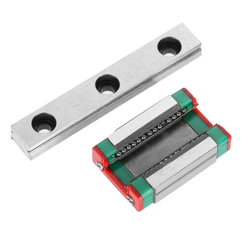 [Australia - AusPower] - LML9B 9mm Linear Rail Mini Bearing Steel Guide Rail Slide Rail+ Slide Block Variety Length (55mm) 55mm 