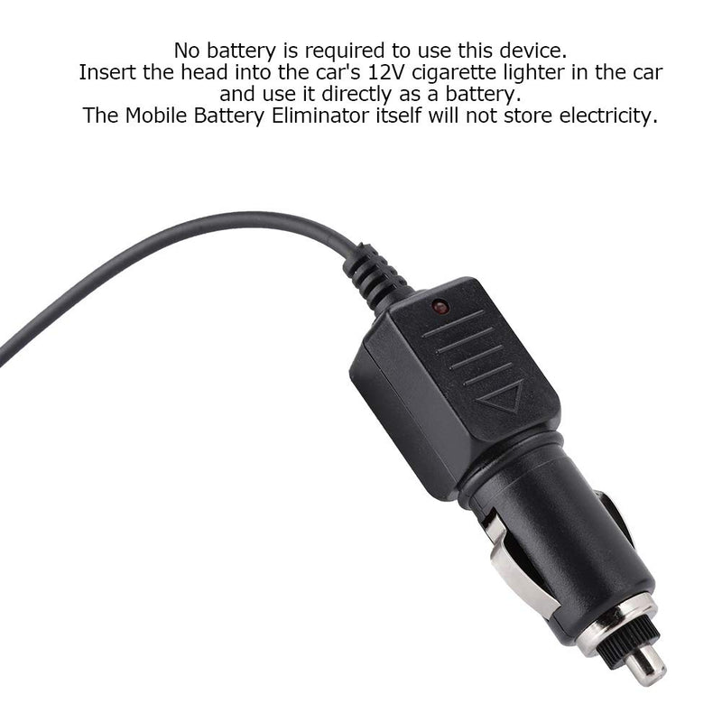 [Australia - AusPower] - fo sa Car Mobile Battery Eliminator, 12V Portable Car Mobile Battery Eliminator Car Charger Car Borrow Appliances Compatible with Car Cigarette Lighter for Battery Replacement 