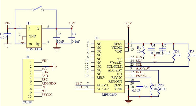 [Australia - AusPower] - HiLetgo MPU9250 9-Axis 9 DOF 16 Bit Gyroscope Acceleration Magnetic Sensor 9-Axis Attitude +Gyro+Accelerator+Magnetometer Sensor Module IIC/SPI for Arduino GY-9250 