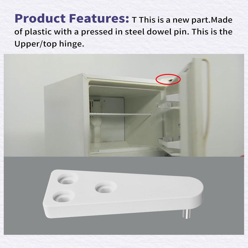 [Australia - AusPower] - Vsttar 302985 & 303001 Mini Compact Freezer Top Hinge Compatible with Kenmore Maytag Frigidaire Sanyo 