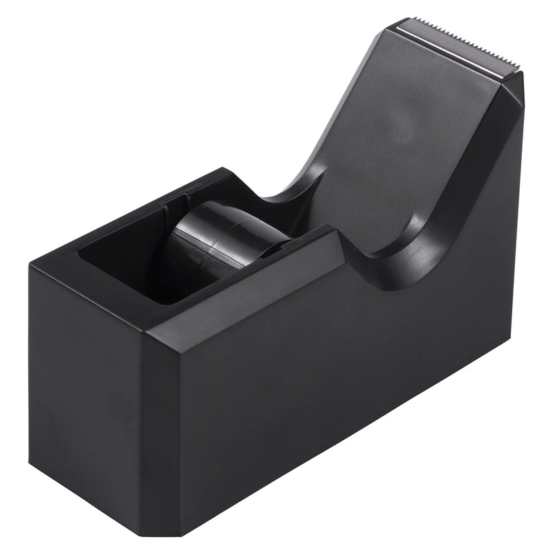 [Australia - AusPower] - JAM PAPER Colorful Desk Tape Dispensers - Black - Sold Individually 