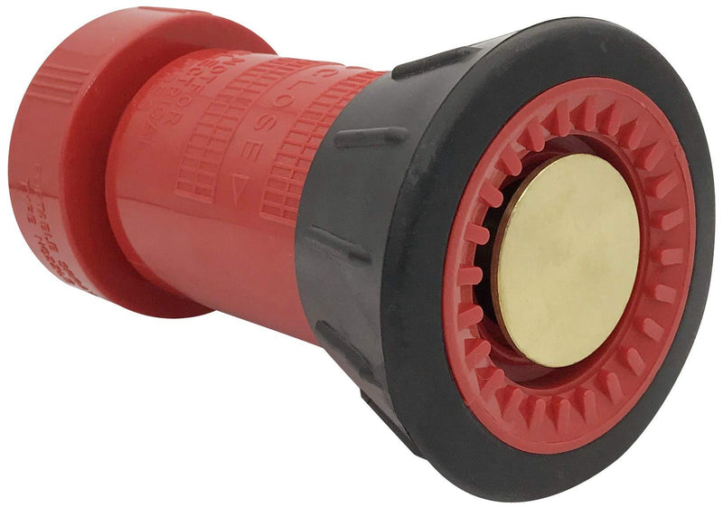 [Australia - AusPower] - Happy Tree 1-1/2" NPSH Fire Hose Nozzle Polycarbonate Spray Jet Fog Industrial Fireman 1.5" Nozzle 75 gpm Fire Equipment FHSN02 1.5"NPSH 