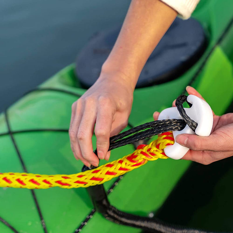 [Australia - AusPower] - NIUTRIP 2 Packs Boat Tube and Tow Rope Quick Connector, Water Towable Tubes Connector Compatible for Boating, Tubing, Wakeboarding, Skiing, Watersports, Length 21-21/32" 