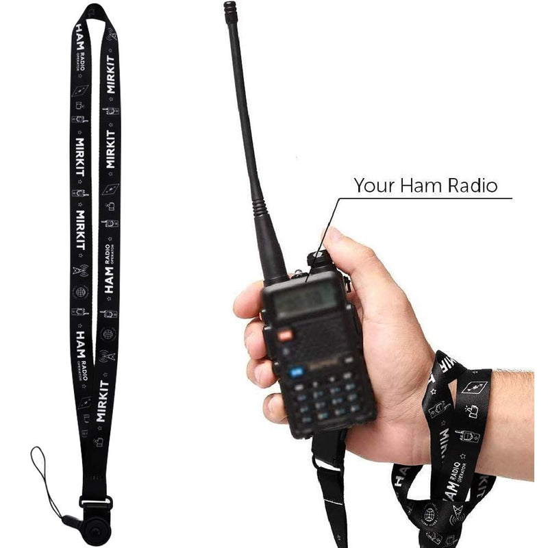 [Australia - AusPower] - Lanyard Mirkit HAM Radio Operator Neck Strap BAOFENG Accessories and Radio Equipment Quick Release for Two Way Radios, Ham Radio Gifts 