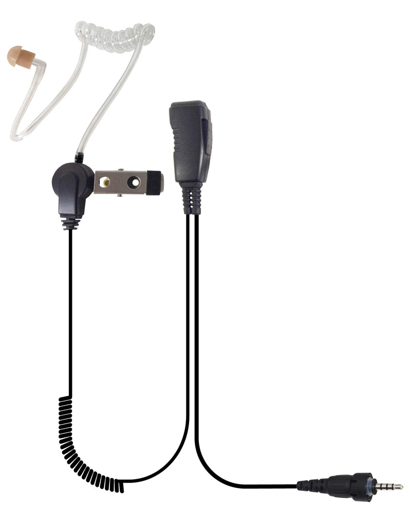 [Australia - AusPower] - Pryme Acoustic Tube Earpiece Headset Microphone Compatible with Kenwood NX-P500 Two Way Radios 