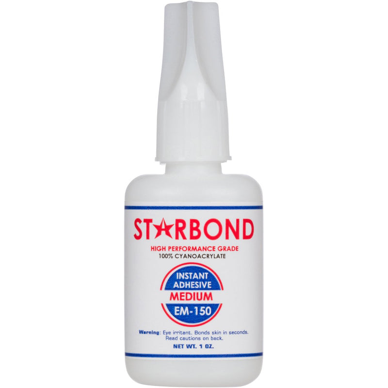 [Australia - AusPower] - Starbond EM-150 Medium, Premium CA - Cyanoacrylate Adhesive Super Glue (for Woodturning, Pen Turning, Hobby, Lapidary, Acrylic Nails) (1 Ounce) 1 oz 