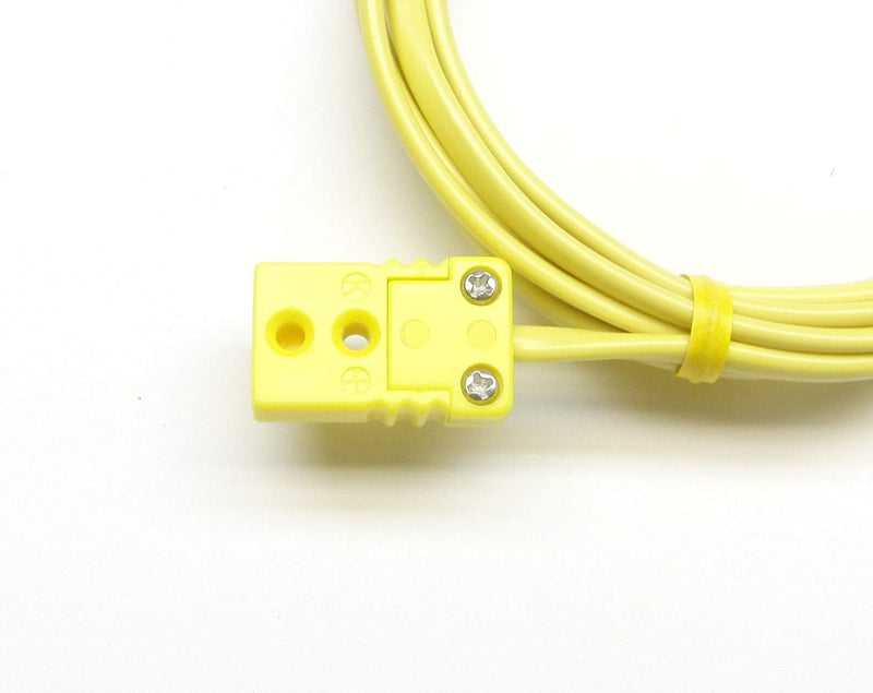 [Australia - AusPower] - K-Type Thermocouple Extension Cable Wire with Miniature Mini Thermocouple Connectors 15 ft (= 5 Yard) Long 