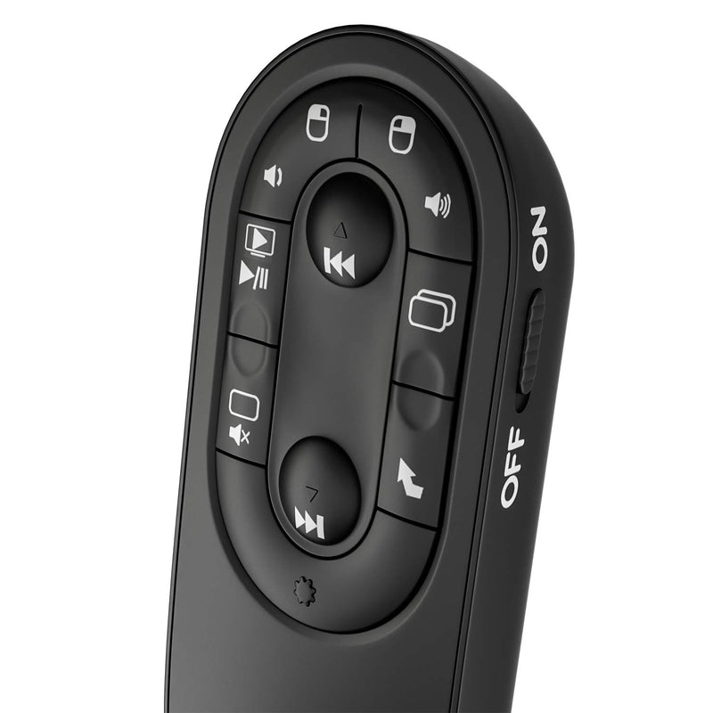 [Australia - AusPower] - Philips Wireless Presenter Remote Air Mouse, PowerPoint Presentation Clicker 2.4GHz Slide Advancer Dual Mode Presentation Remote with Air Mouse 