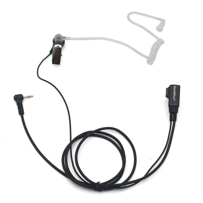 [Australia - AusPower] - GoodQbuy® 5 PCS Advanced Nipple Covert Acoustic Tube Bodyguard FBI Earpiece Headset Mic for Motorola Talkabout 2 Two Way Radio Walkie Talkie 1-pin 