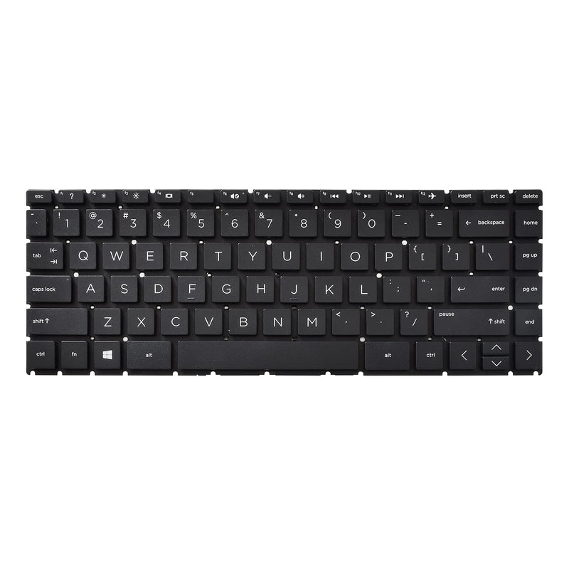 [Australia - AusPower] - SUNMALL Replacement Keyboard Compatible with HP 14-CK 14-CD 14-cm 14-DG 1 Black US Layout (Black Without Backlit) Black without Backlit 