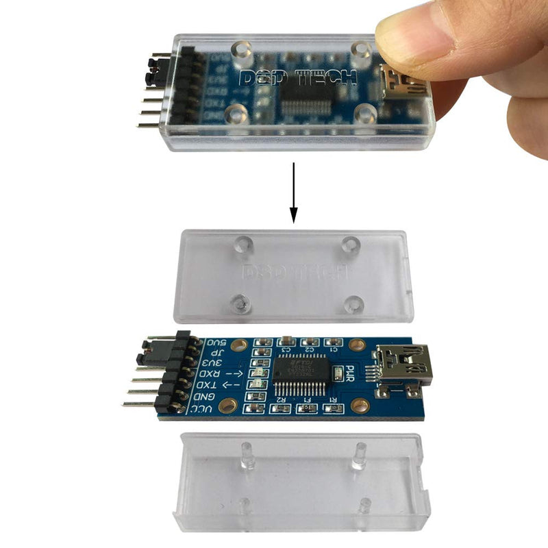 [Australia - AusPower] - DSD TECH SH-U09F USB to TTL Adapter Support 3V3 and 5V0 TTL Featuring Genuine FTDI FT232RL IC 