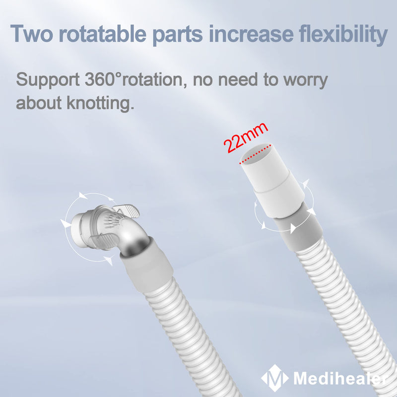 [Australia - AusPower] - 2 Packs Replacement Tube for N20, 2 Packs Replacement Short Tube Compatible with N20, Avoid Leakage and Reduce Noise，Great Value Supplies by Medihealer. 