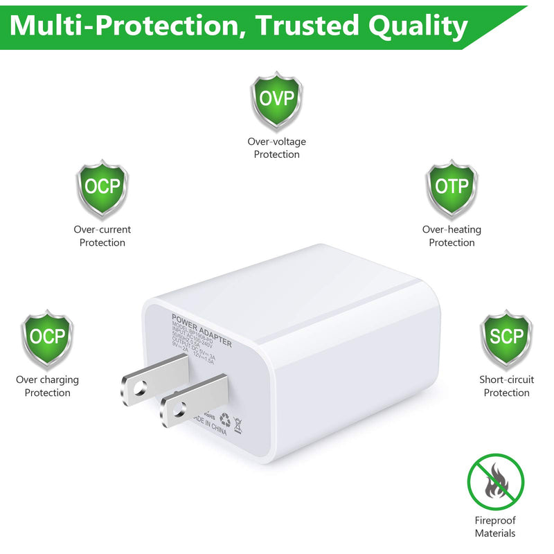 [Australia - AusPower] - 20W USB C Charger Pixel 6 Fast Charger for Google Pixel 6 Pro 6 5a 5 4 XL 4a 3a XL 3XL 2,Samsung S22 S21 S20 Z Flip 3 A12 A13 A02S A03S A32, 3A PD Power Adapter Block Wall Plug+6FT Type C to C Cable White 