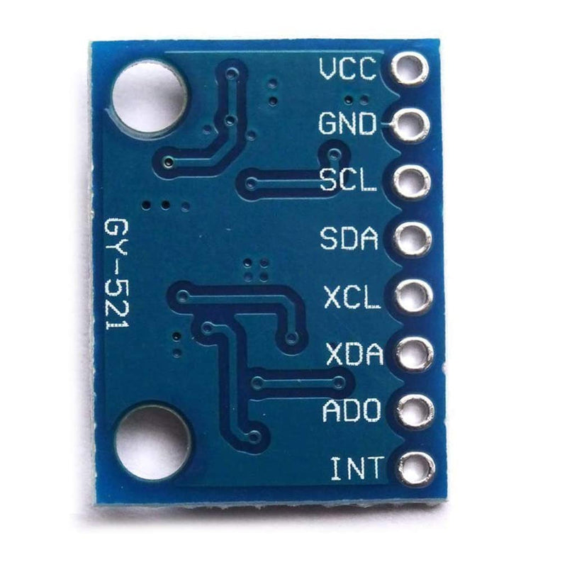 [Australia - AusPower] - HiLetgo GY-521 MPU-6050 MPU6050 3 Axis Accelerometer Gyroscope Module 6 DOF 6-axis Accelerometer Gyroscope Sensor Module 16 Bit AD Converter Data Output IIC I2C for Arduino 1 