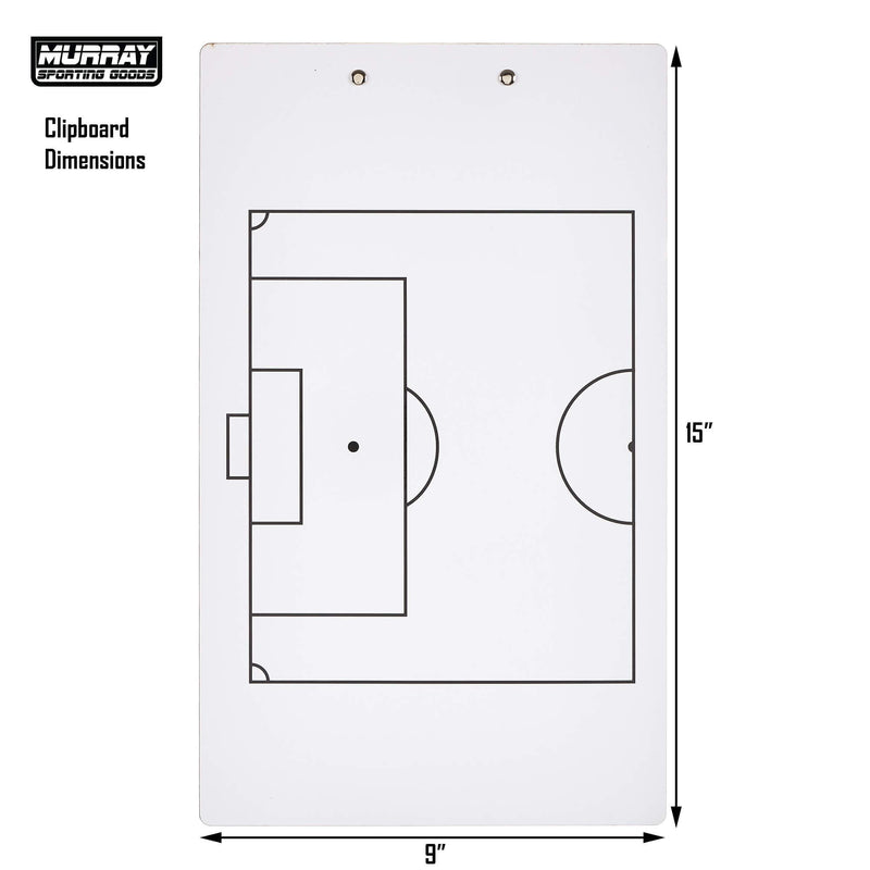 [Australia - AusPower] - Murray Sporting Goods Dry Erase Double-Sided Soccer Coaches Clipboard 