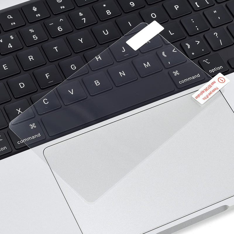 [Australia - AusPower] - 2 Pack MacBook Pro 14 Trackpad Protector Cover Skin, Clear Anti-Scratch Touchpad Cover Film for 2022 2021 New Apple MacBook Pro 14 Inch M1 Pro/Max Chip Model A2442 Protective Accessories MacBook Pro 14 A2442 