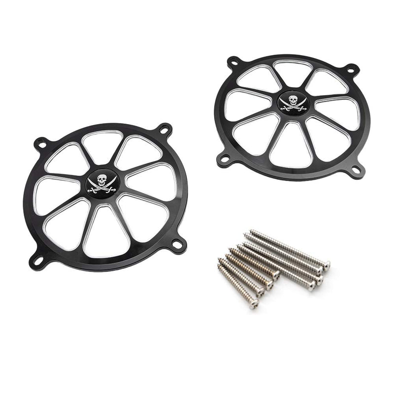 [Australia - AusPower] - GUAIMI Audio Fairing Mount Speaker Grill Cover Compatible with Harley Touring Street Glide FL Trike 1996-2013 (Pirate) 