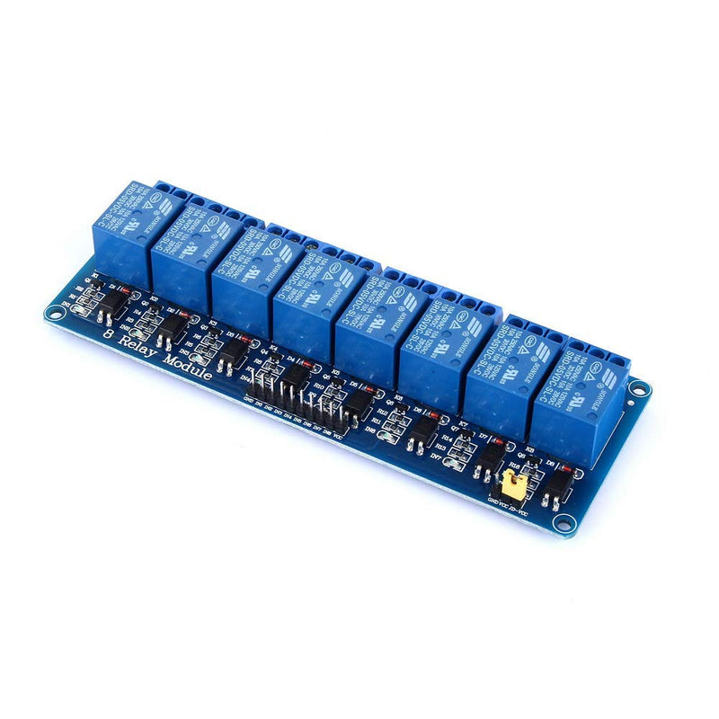[Australia - AusPower] - Yizhet 8 Channel DC 5V DC 230V Relay Shield Module Control Board with Optocoupler for Raspberry Pi DSP AR PIC ARM TTL Logic (5V 8 Channels) 