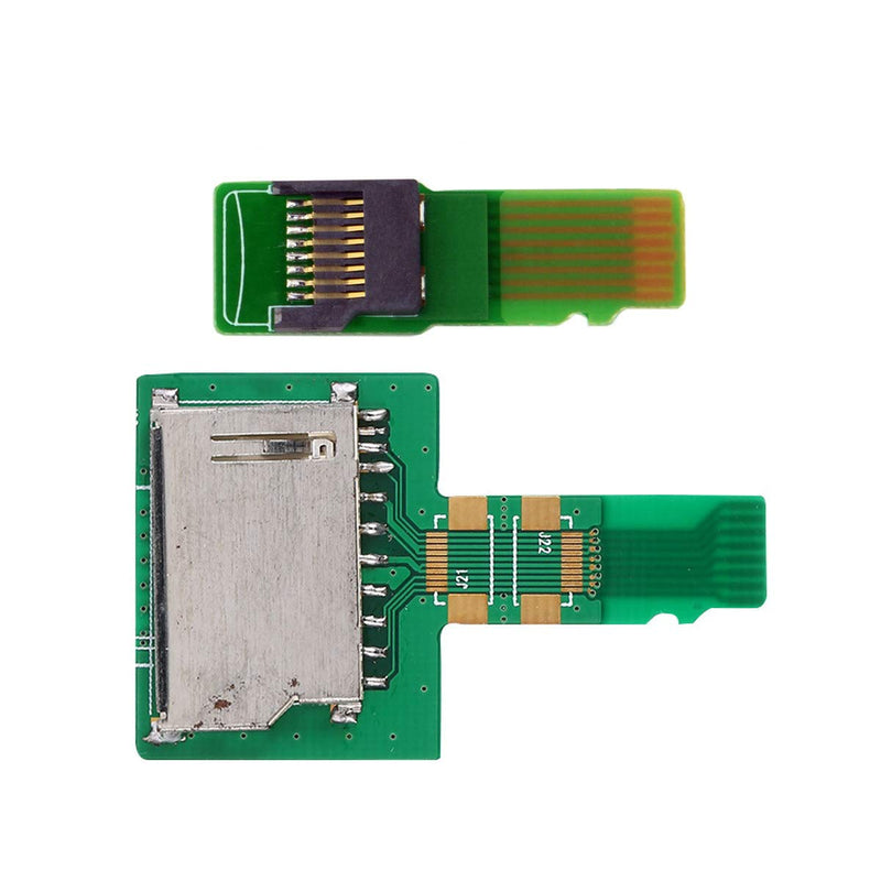 [Australia - AusPower] - xiwai 1Set SD TF Card Socket Female to Micro-SD TF Male Memory Card Kit Extension Adapter Testing Tools Extender 