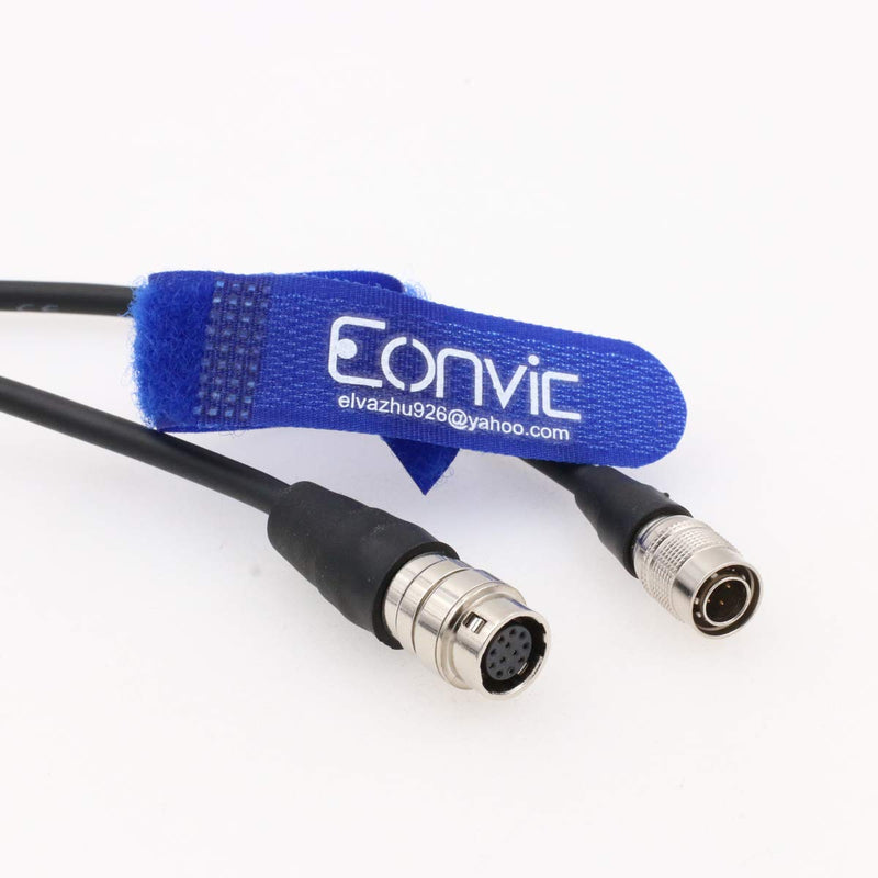 [Australia - AusPower] - Compatible Hirose HR10A 4Pin Male to 12-pin Female Adaptor Cable for Sony F5/ F55 Power use (2M) 2M 