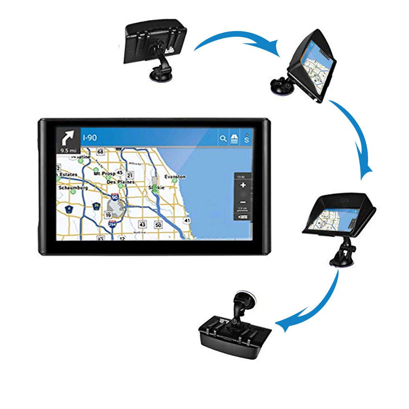 [Australia - AusPower] - GPS Navigation for Car, Latest 2022 Map 7 inch Touch Screen Car GPS 256-8GB, Voice Turn Direction Guidance, Support Speed and Red Light Warning, Pre-Installed North America Lifetime map Free Update 