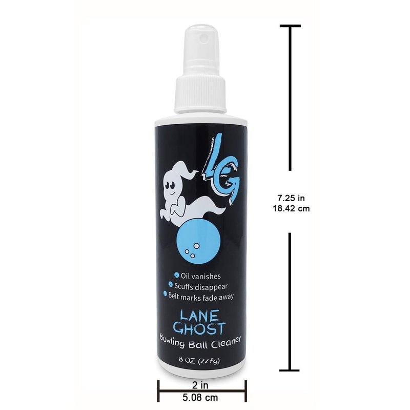 [Australia - AusPower] - Lane Ghost Bowling Ball Cleaner Spray - USBC Approved - Oil, Scuff, and Belt Mark Cleaner - Restores Tack and Prolongs Lifespan of Ball 