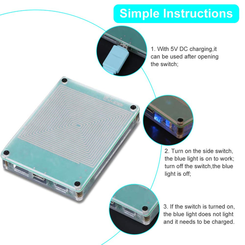 [Australia - AusPower] - Schumann Wave Generator 7.83Hz Ultra-low Frequency Pulse Generator with Rechargeable Battery USB Cable Screwdriver 