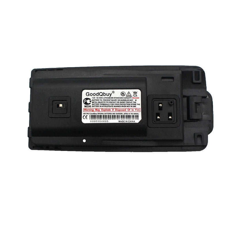 [Australia - AusPower] - GoodQbuy 2600mAh 7.2V Replacement Two-Way Radio Battery for Motorola Radios CP110 RDU2020 RDU4100 RDU4160d RDU4160 RDV2080D RDV5100 RLN6305B RLN6308B RLN6351B + Belt Clip 