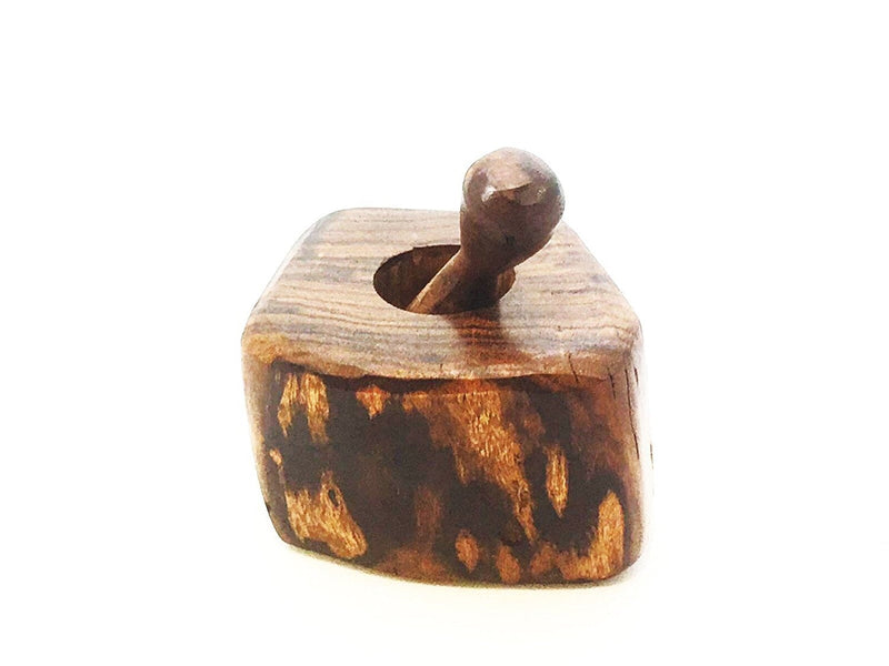 [Australia - AusPower] - Wood Pepper Grinder – Kitchen Ironwood Wooden Mill, Size: Length - 4 inches, Width - 3.5 inches, Height - 4.5 inches. 