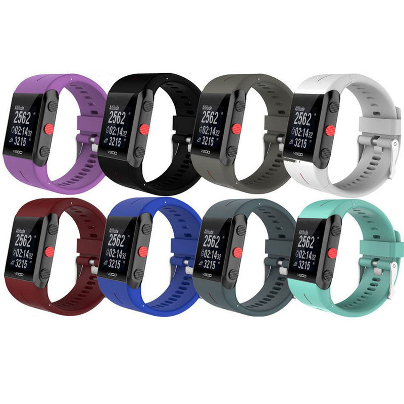 [Australia - AusPower] - Band for Polar V800, Soft Adjustable Silicone Replacement Wrist Watch Band for Polar V800 (No Tracker) GR 