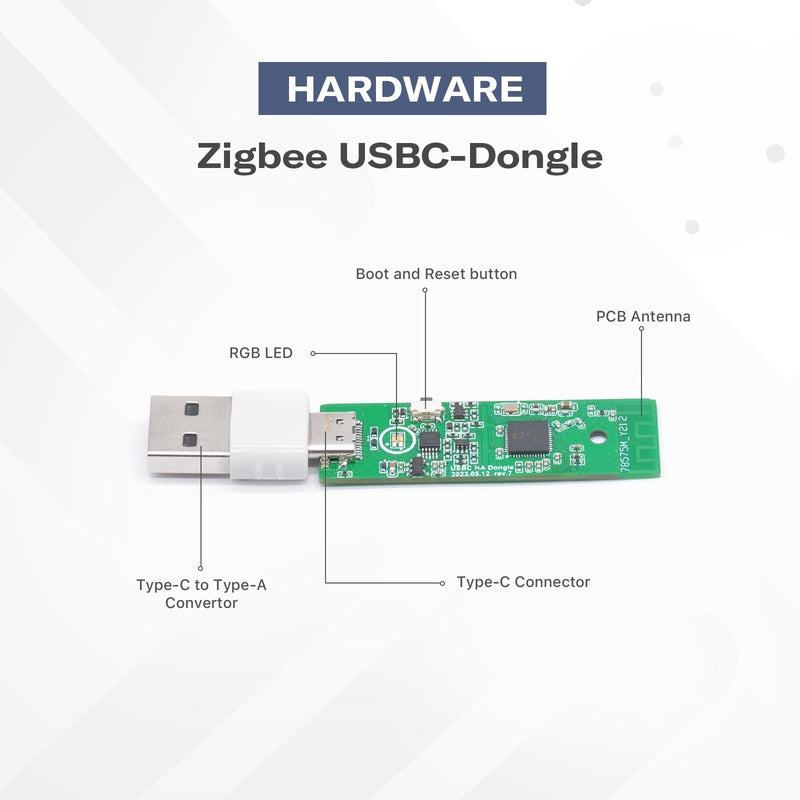 [Australia - AusPower] - THIRDREALITY Zigbee 3.0 USBC-Dongle, Universal Zigbee USB Stick, Compatible with Home Assistant ZHA and Zigbee2Mqtt 