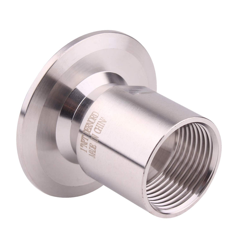 [Australia - AusPower] - DERNORD 2'' Tri clamp Adapter to 1 inch FNPT Thread Ferrule Sanitary Pipe Fitting 1''FNPT（2'' Tri clamp Type） 
