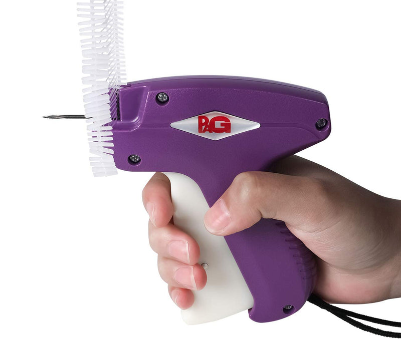 [Australia - AusPower] - PAG Standard Tagging Gun Price Tag Attacher Gun for Clothing with 5 Needles and 2000 2" Barbs Fasteners, Purple 