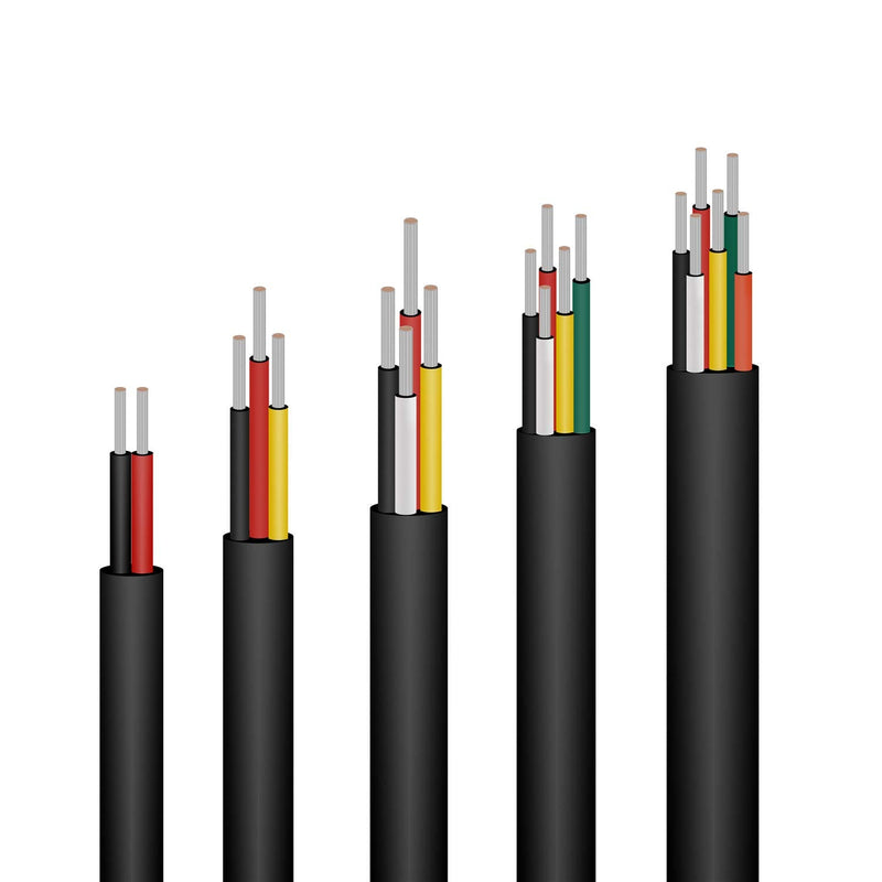 [Australia - AusPower] - Striveday 22 AWG 3 Conductor Wire Power Cable Audio Cable Signal Line (Red & Black & Yellow) 33ft UL Certification 3-conductors 22AWG 