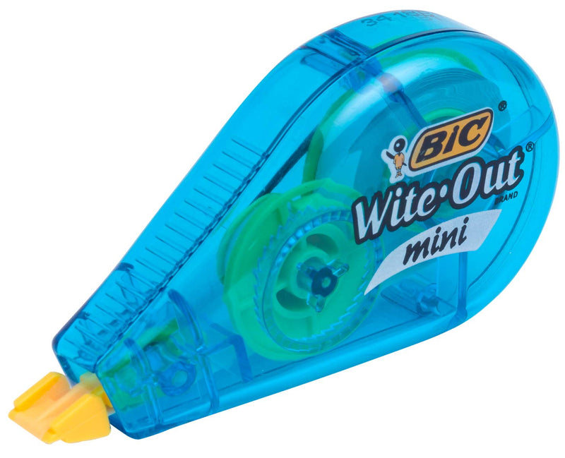 [Australia - AusPower] - BIC Wite-Out Brand Mini Correction Tape, White, Tape Applies Dry, Great For School And Home 12-Count 
