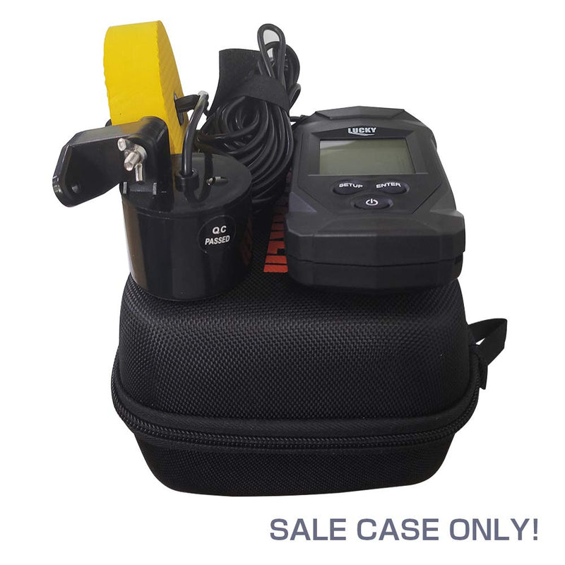[Australia - AusPower] - LUCKYLAKER Hard EVA Case for Lucky/LUCKYLAKER Portable Sonar Fish Finder Kayak Fish Finder Sonar Sensor Fish Finder Boat Depth Finder for Fishing 
