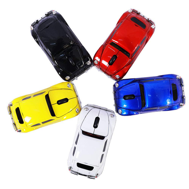 [Australia - AusPower] - Jinfili 2.4G USB Wireless Car Mouse 1967's Classical Shaped Car Computer Mouse Ergonomic Gaming Mice for Desktop Laptop PC Mac Window 10 Red 