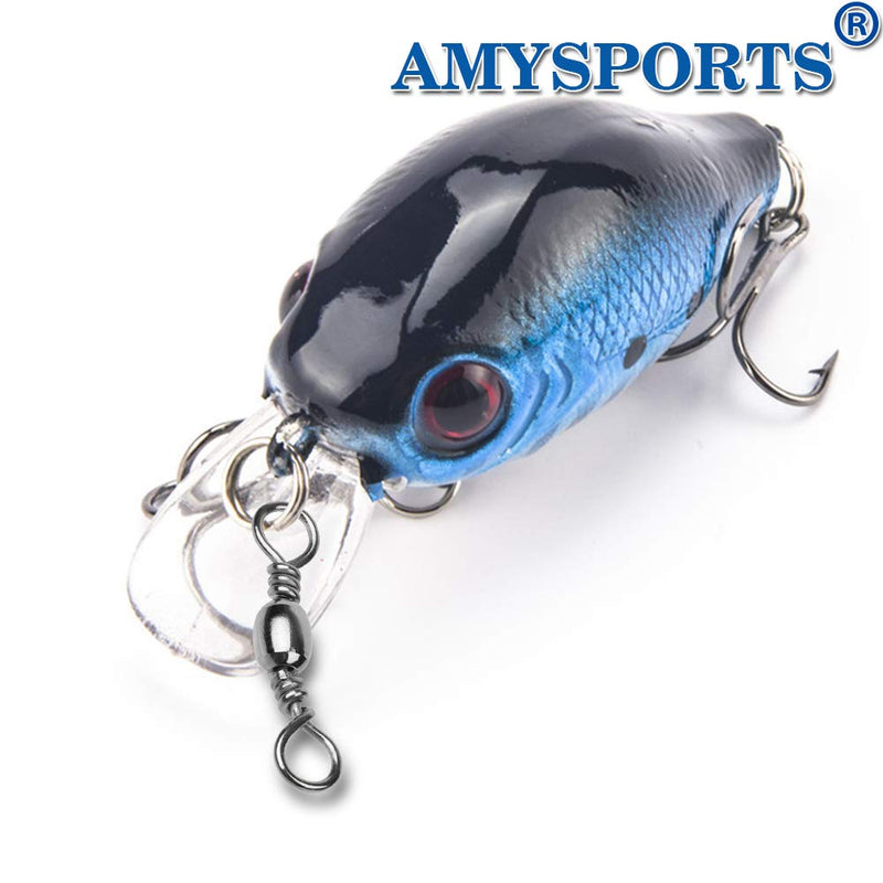 [Australia - AusPower] - AMYSPORTS High Strength Fishing Swivels Barrel Solid Ring Barrel Fishing Swivel Rolling Fishing Tackle Line Connector Saltwater Freshwater Stainless Steel Accessories Size1/0 (117lb) 50 pcs 
