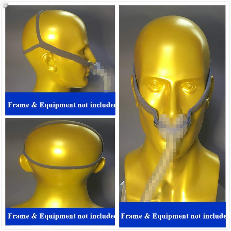 [Australia - AusPower] - 2 Replacement p10 Headgears Compatible with ResMed Airfit P10 Nasal Pillow,p10 Frame Headgear Replacements Strap Blue and Gray 
