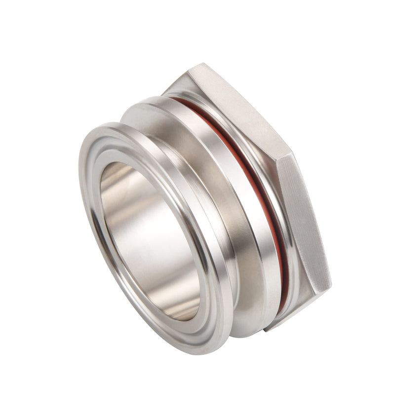 [Australia - AusPower] - 2" Tri Clamp Bulkhead Compression Fittings Stainless Steel 304 Weldless Bulkhead, Self-Made Kettle Bulkhead 2 Inch 