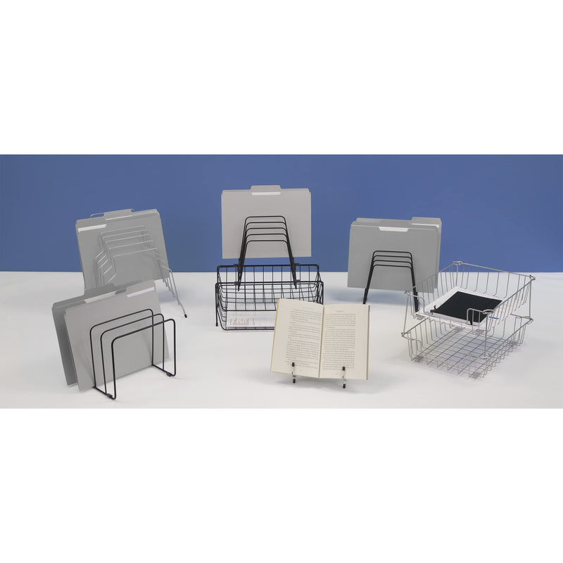 [Australia - AusPower] - Fellowes 72112 Desktop Organizer, 11 Sections, Wire, 9" x 11-3/8" x 8", Black 