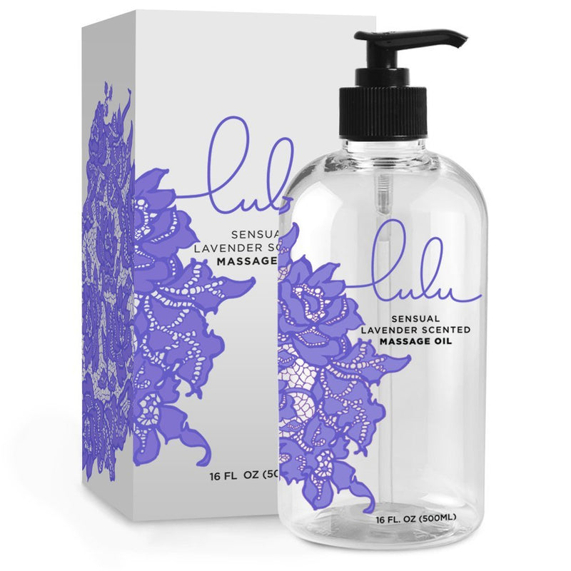 [Australia - AusPower] - Lulu Lavender Massage Oil 16oz & Lulu Vanilla Massage Oil 16oz 