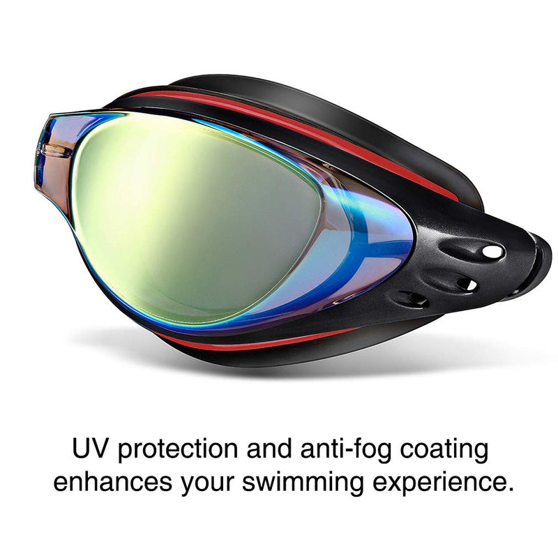 [Australia - AusPower] - Shortsighted Swim Goggles Nearsighted Swimming Goggles for Adult Men Women Kids Black -1.5 